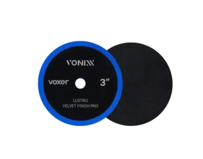 PAD DE LUSTRE NEGRO DE TERCIOPELO en uso