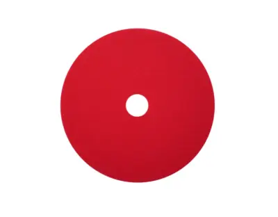 PAD DE SÚPER LUSTRE ROJO en uso